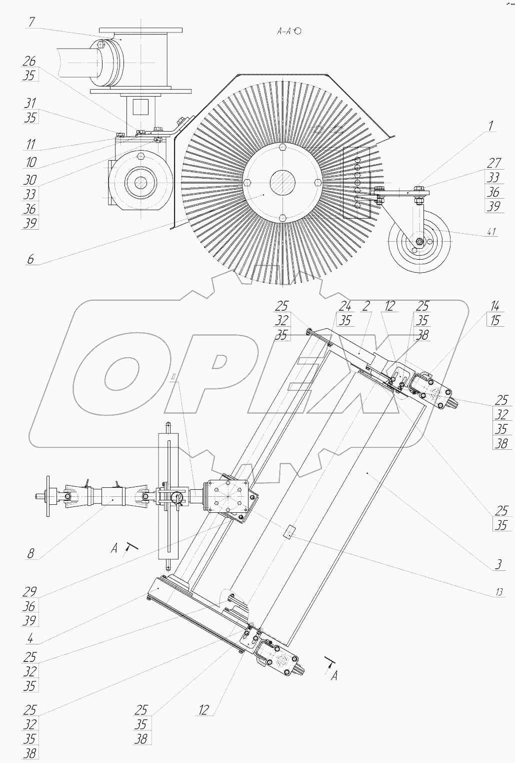 Щетка коммунальная ЩК
