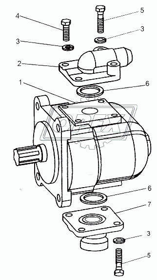 Насос 69237-3431010-01