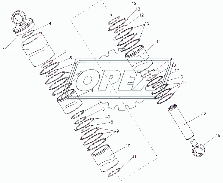 Гидроцилиндр 6515-8603010-05