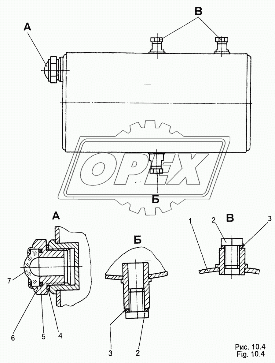 Бачок топливный 65158-1015420