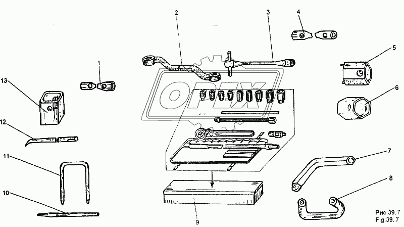 Инструмент из комплекта ЗИ