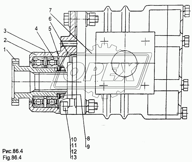 Насос 75165-8604010