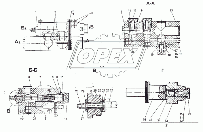 Блок клапанов 8021-3420010-10
