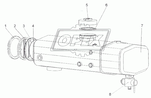 Бачок расширительный 79092-1311010-20