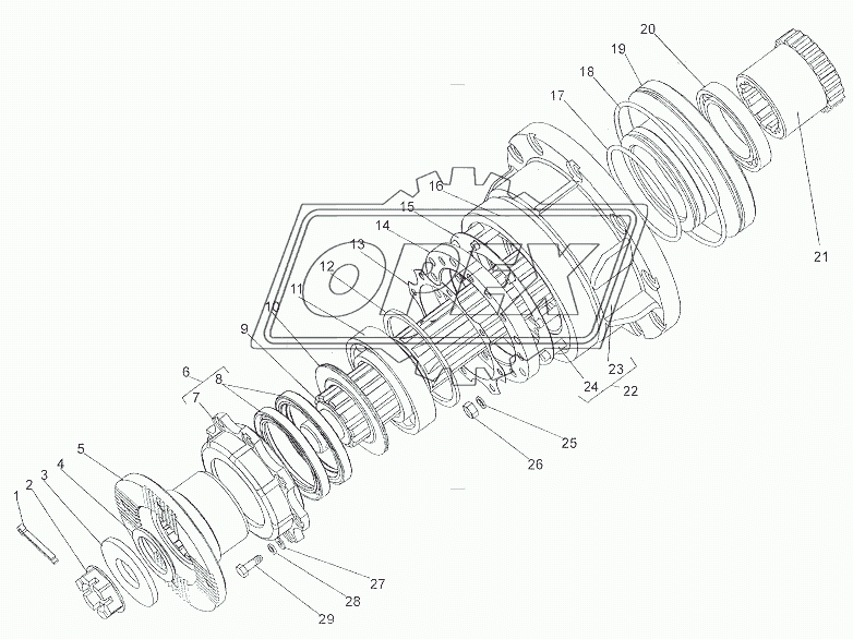 Картер блокировки 6527-1802230