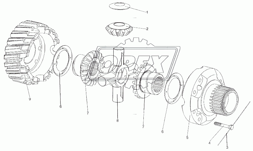 Дифференциал 8022-2506010