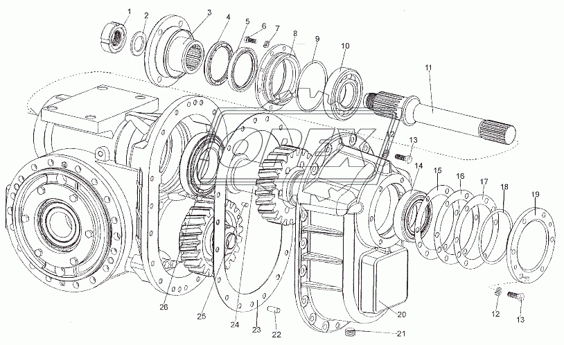 Редукторы 6527-2402010, 7402-2402010