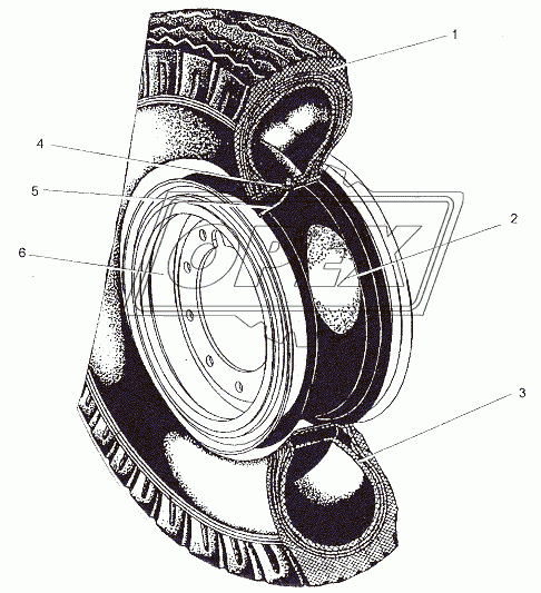 Колесо 7004-3101011