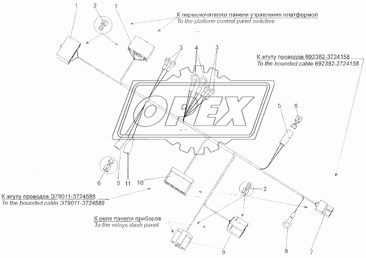 Жгут проводов Э79011-3724020