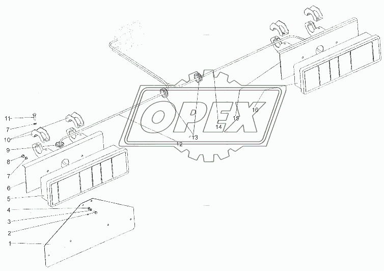 Установка задних фонарей 2