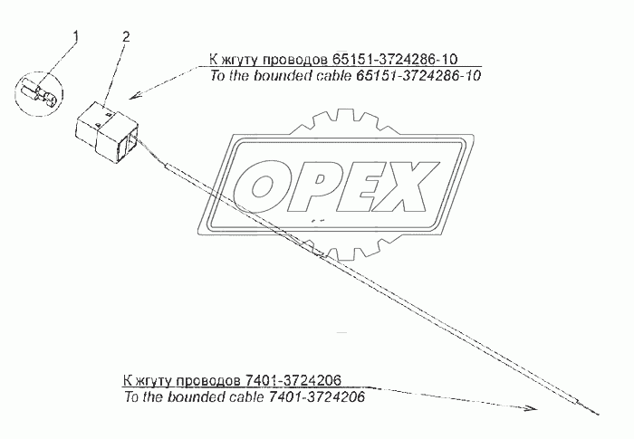 Жгут проводов Э7401-3724206