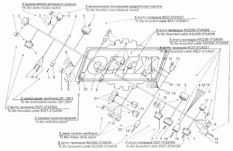 Жгут проводов 6527-3724008