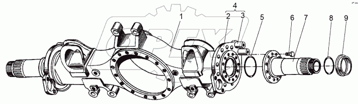 Картер моста 6923-2501010