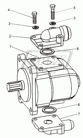 Насос 652513-3407010