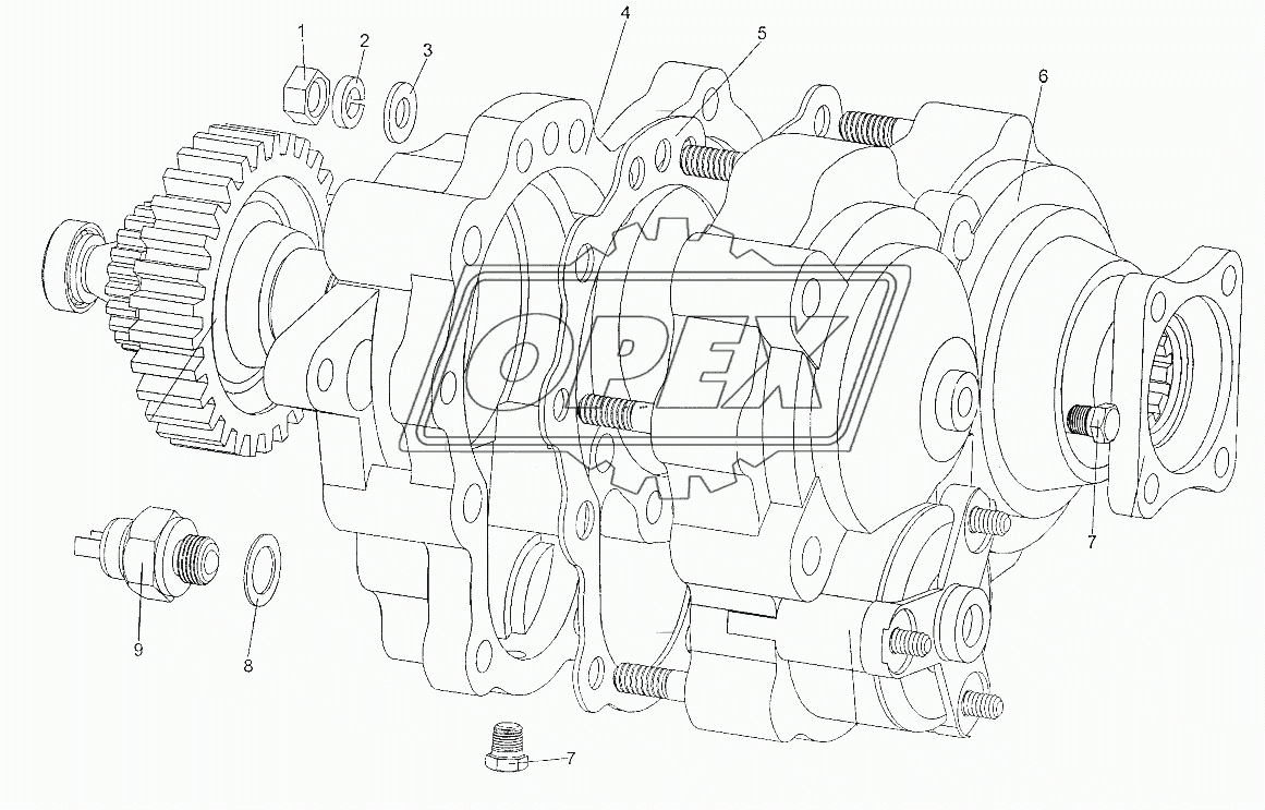 Коробка отбора мощности 75165-4201010