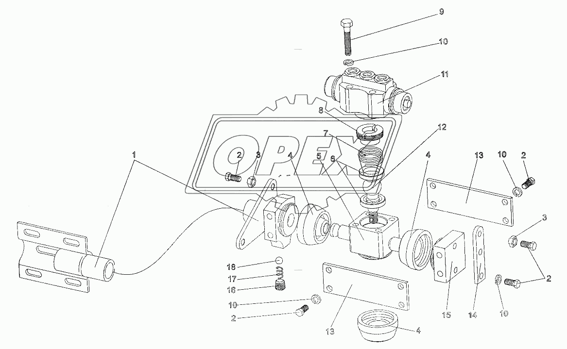 Тяга 700600-1703620-10