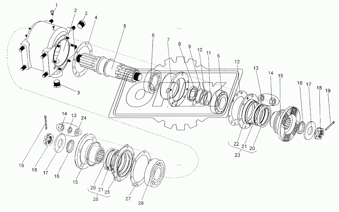 Опора промежуточная 6001-2220010