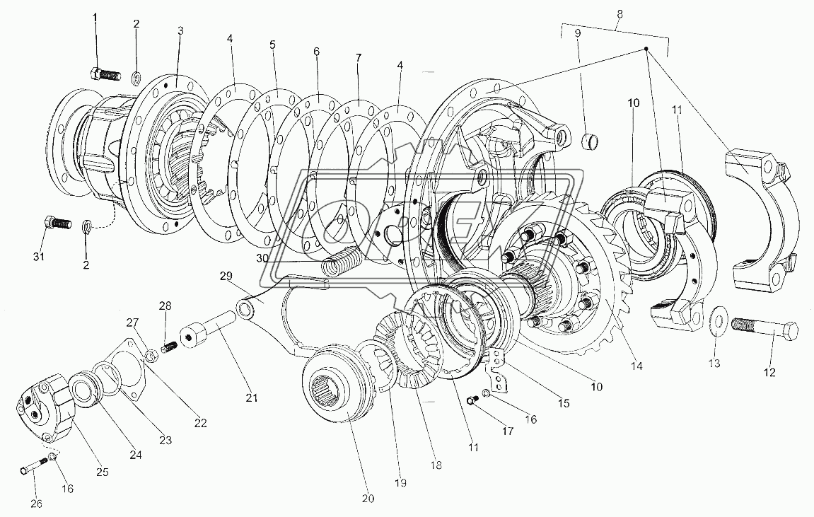 Редуктор 7301-2402010