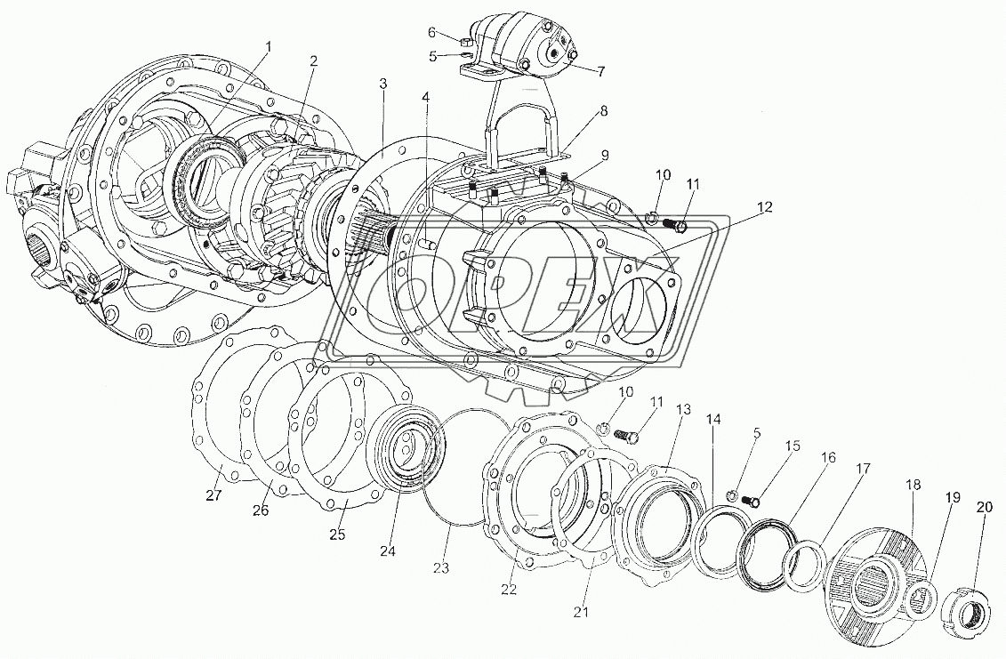 Редуктор 7301-2322010