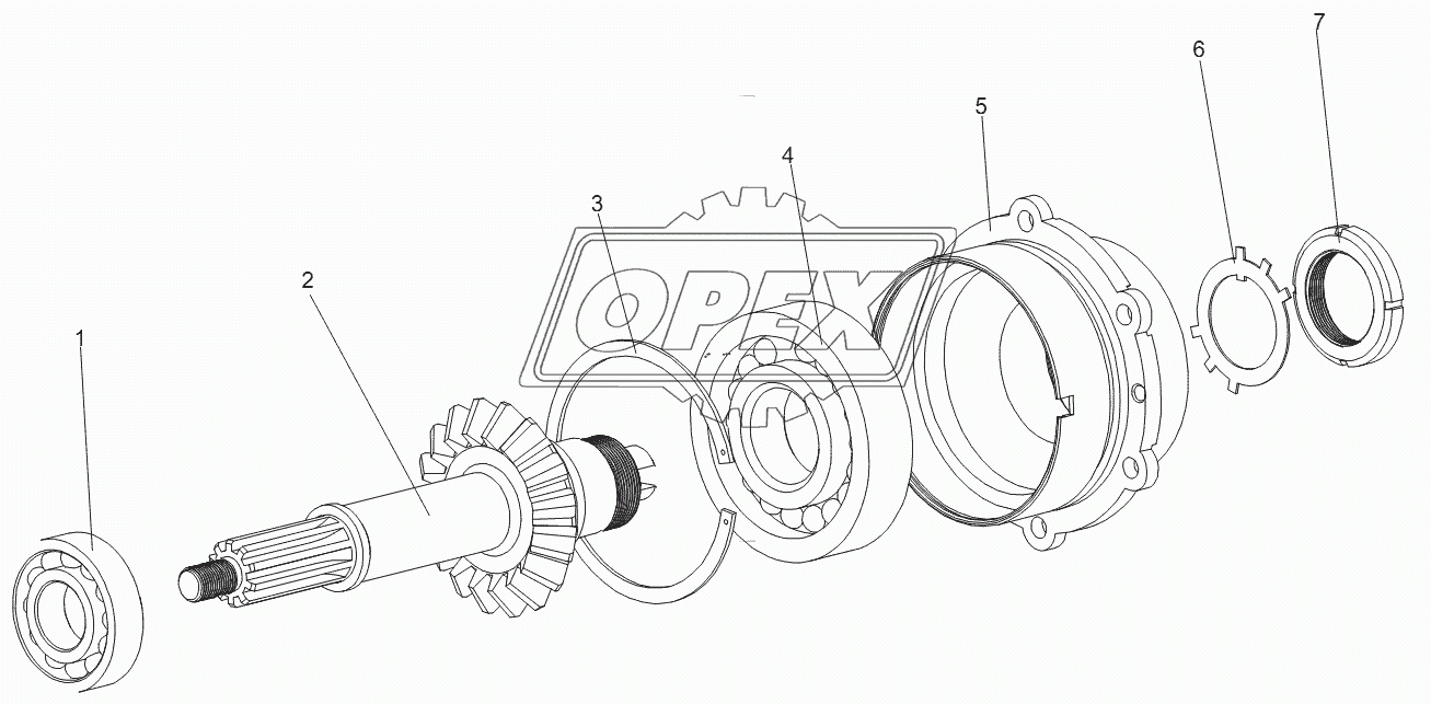 Вал-шестерня 7919-1315420