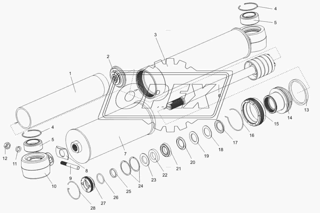 Амортизатор 543-2905306-21