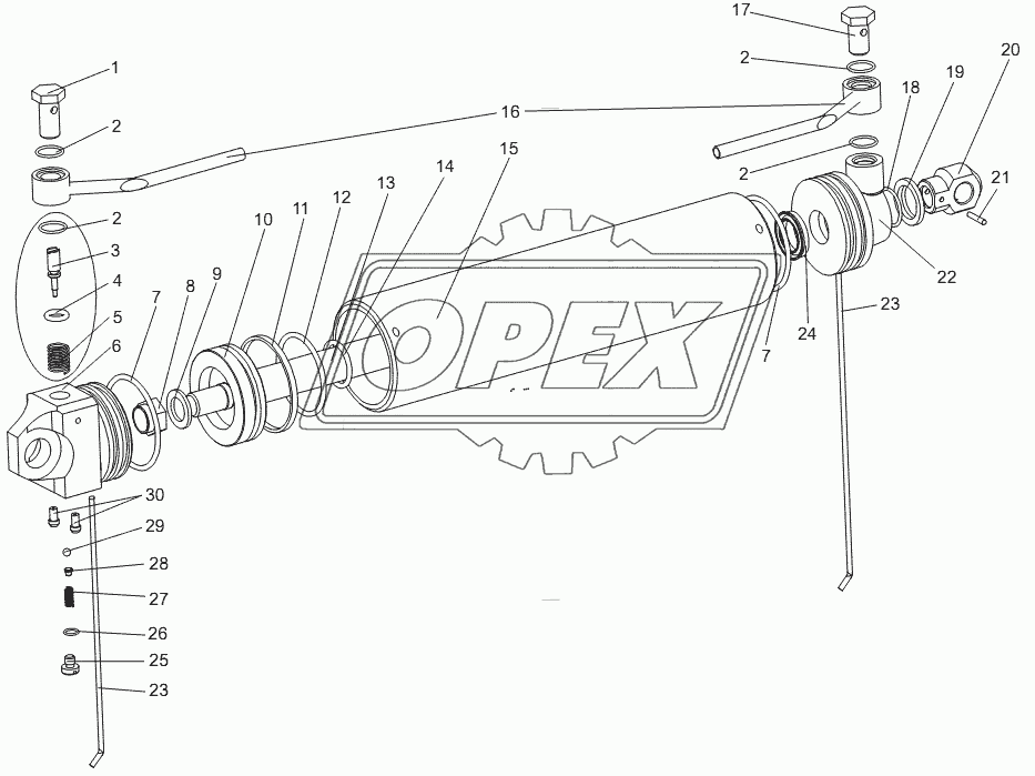 Цилиндр гидравлический 79092-5003010-10