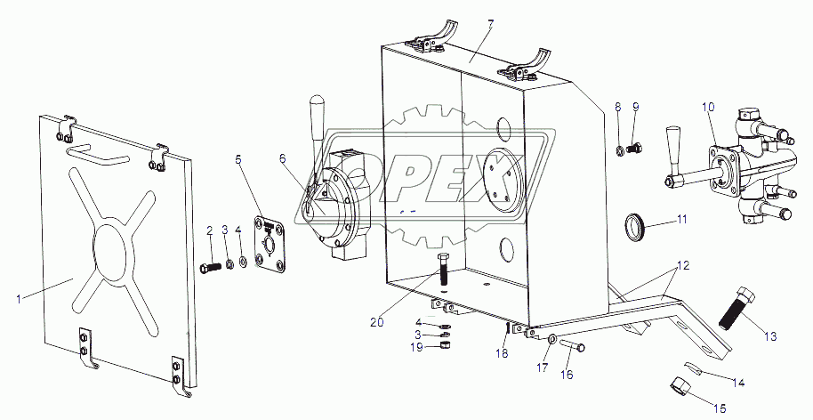 Установка агрегатов топливной системы 1