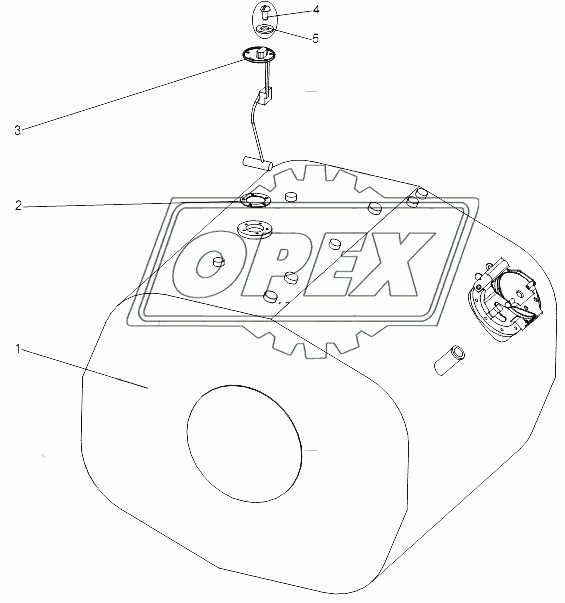 Бак топливный 7930-1101008