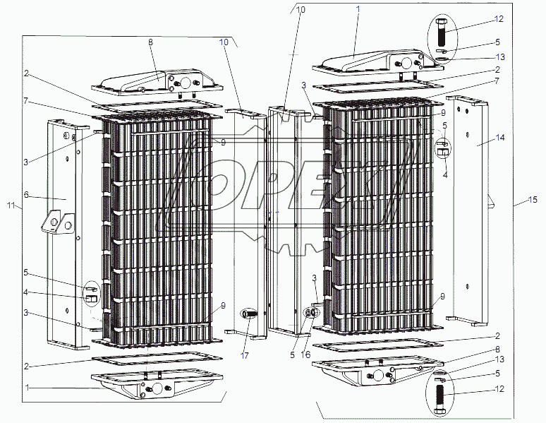 Радиатор 79092-1301008