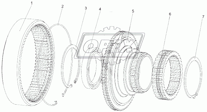 Шестерня коронная 202-1721350