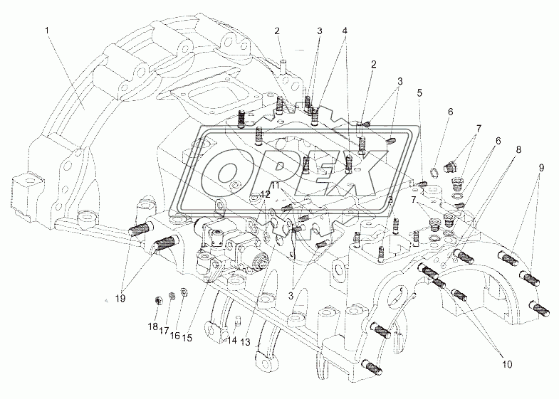 Механизм переключения передач 202-1702010