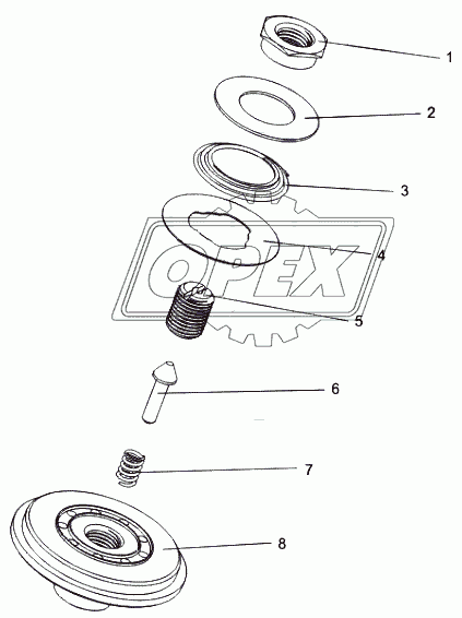 Крышка нижняя 543-2905380-10