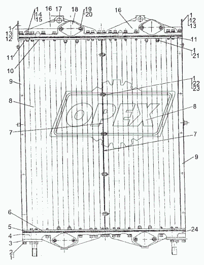 Радиатор 79095-1301010, 79095-1301011