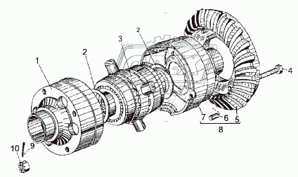 Дифференциал межколесный 7911-2403010-01