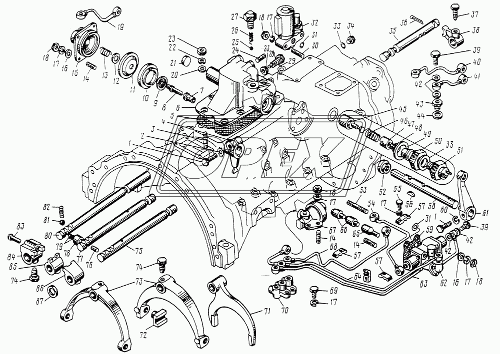 Детали коробки передач 4