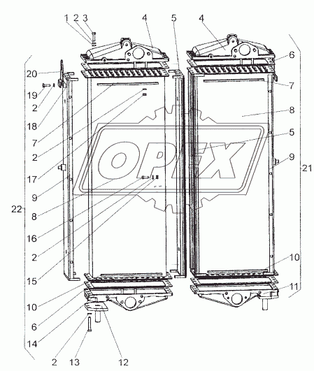 Радиатор 79095-1301008