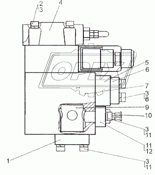 Коробка клапанная 8021-1915010