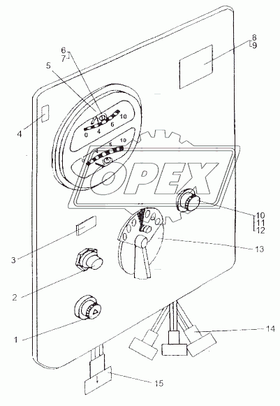 Панель приборов дополнительная