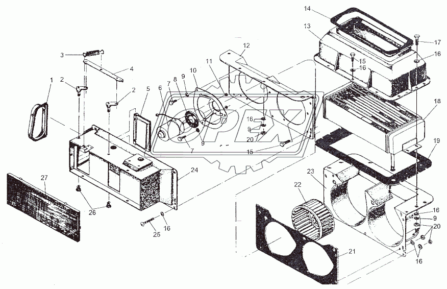 Отопитель 64221-8101010