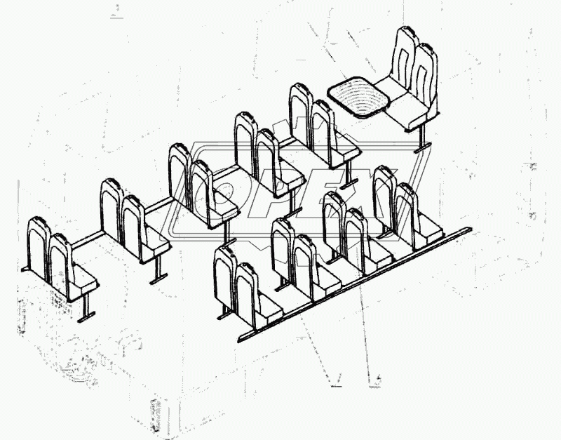 Расположение сидений 1