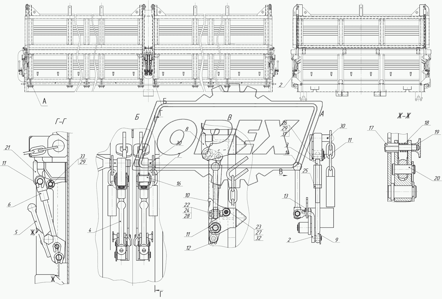 45144-8500032 Установка запоров