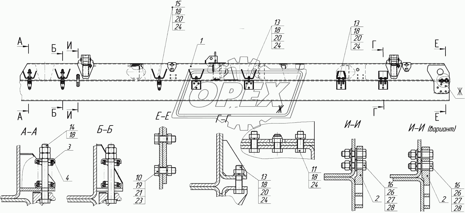 45144-8600012 Установка надрамника