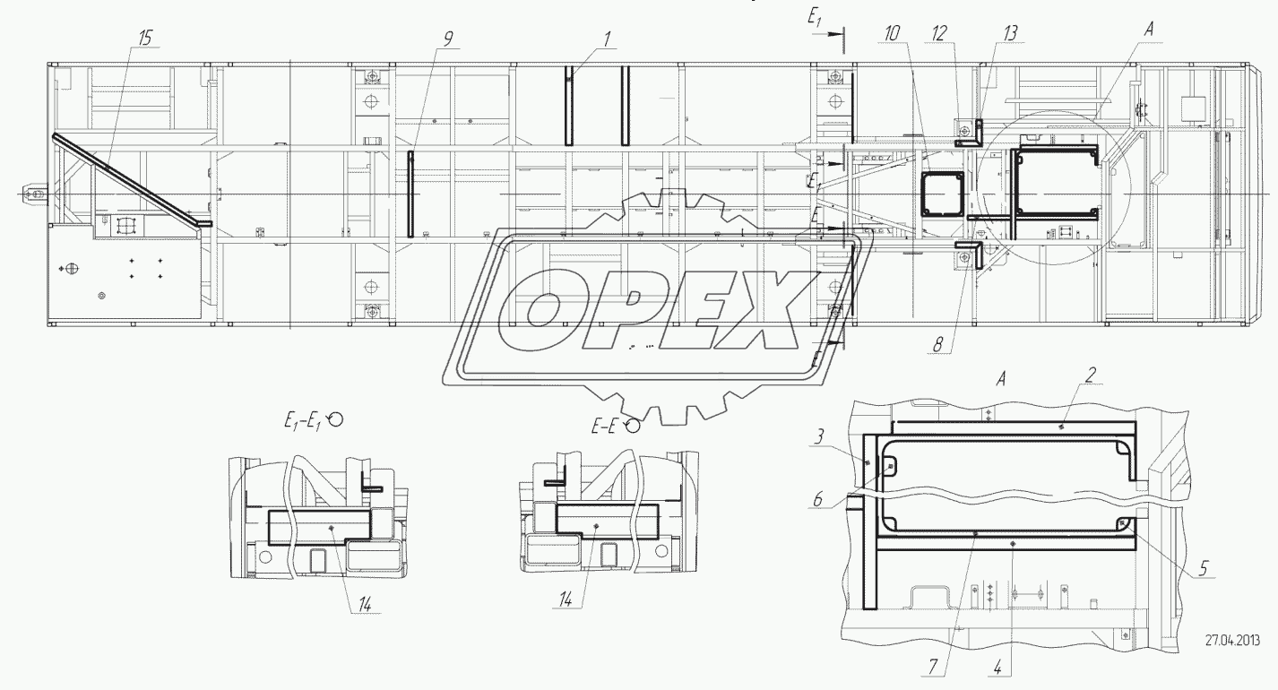 5299-01-5101100 – Установка каркаса пола