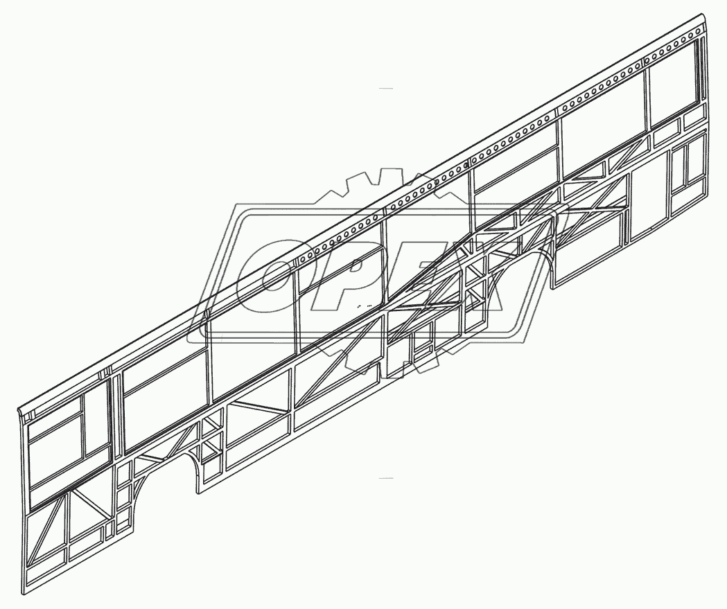 Каркас левой боковины