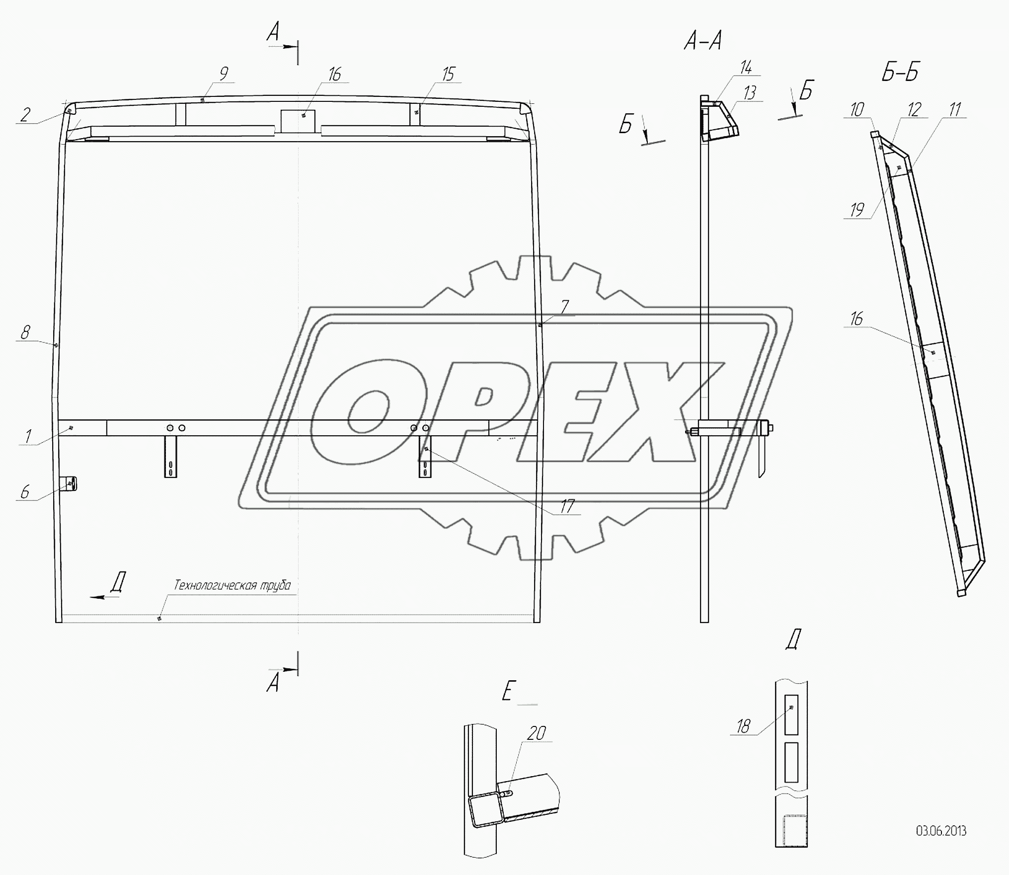 5299-302-5301010 – Каркас передка