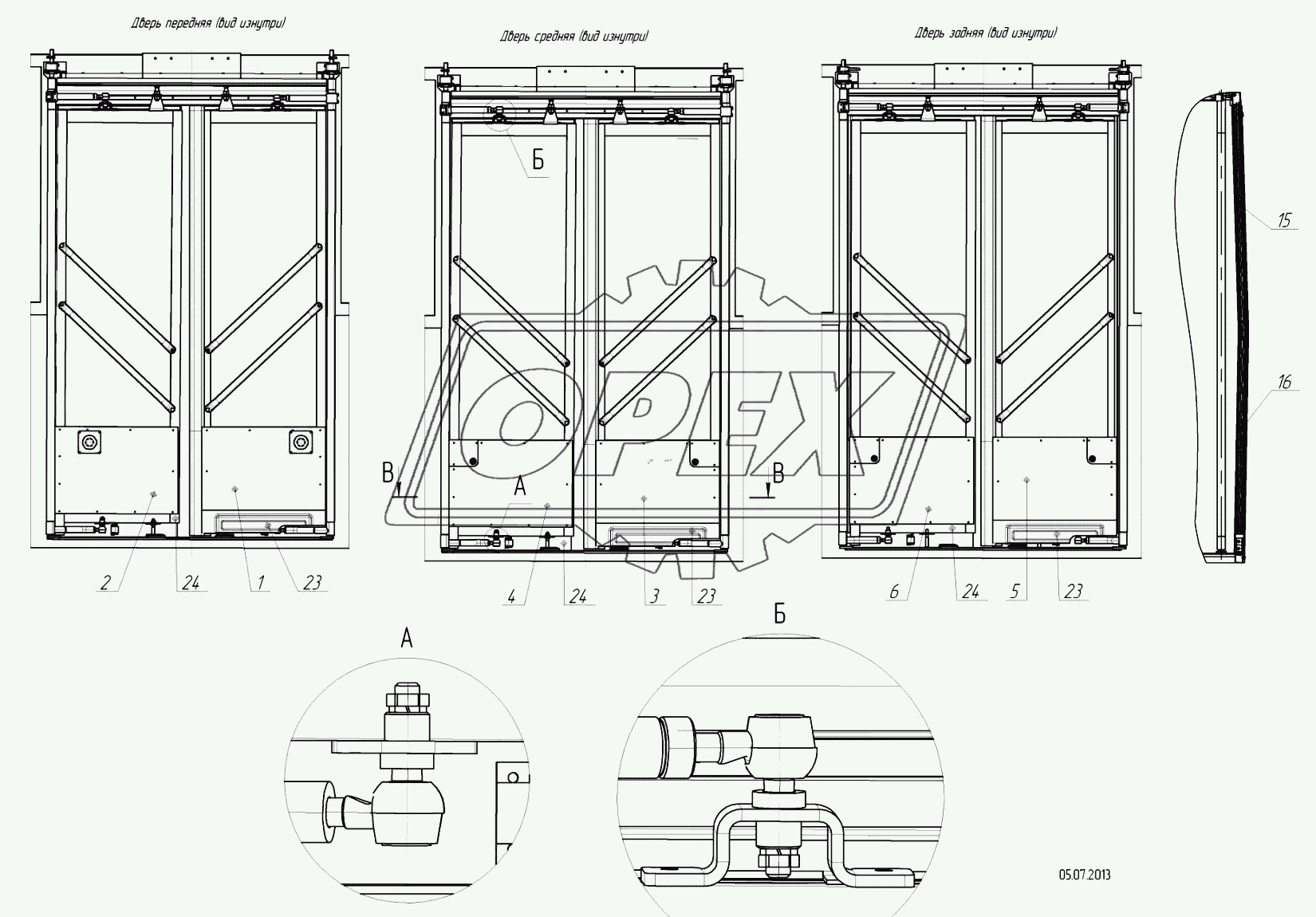 55299-102-5000123 – Установка дверей