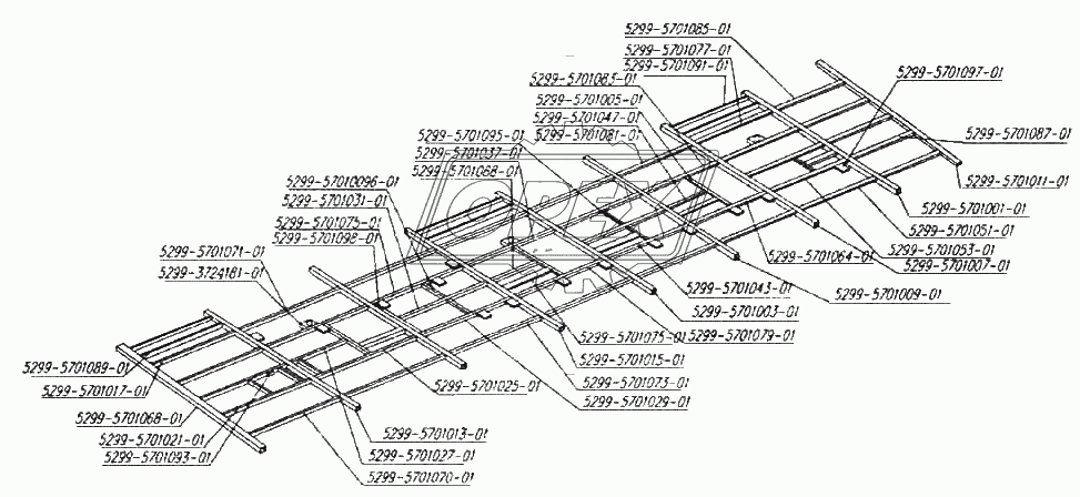 Каркас крыши