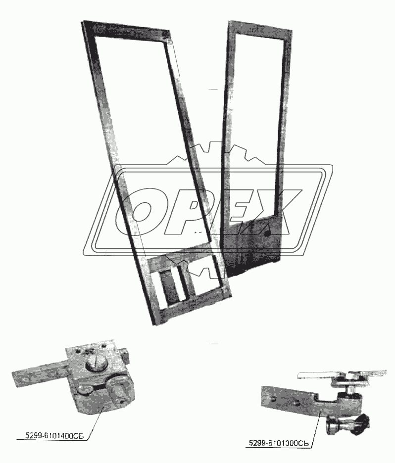 Дверь передняя 5299-6101001/002