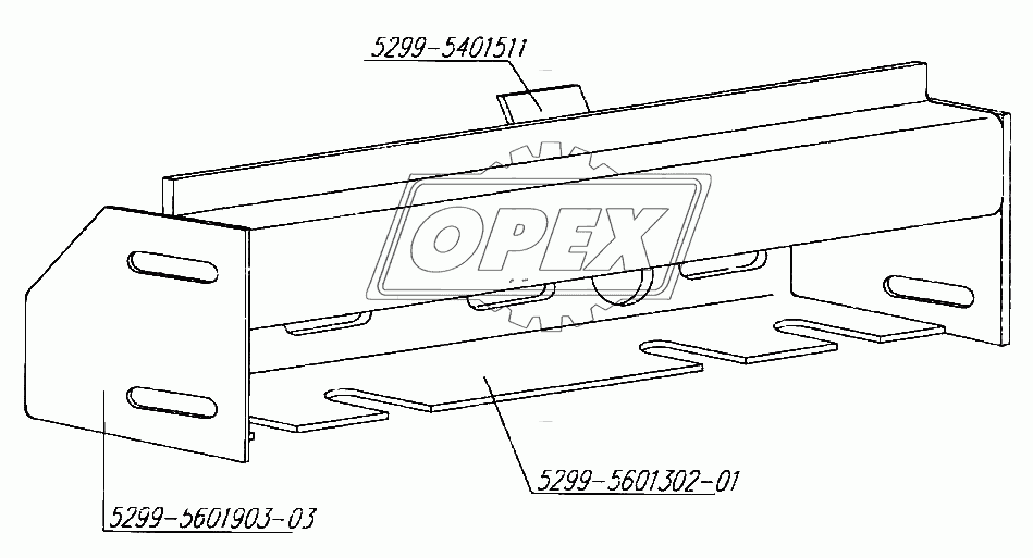 Корпус задних фонарей 5299-5601302-02СБ