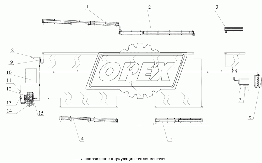 Установка отопления